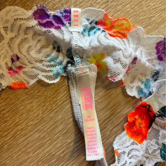 Victoria’s Secret PINK Floral Lace Thong✨ - Picture 3 of 4